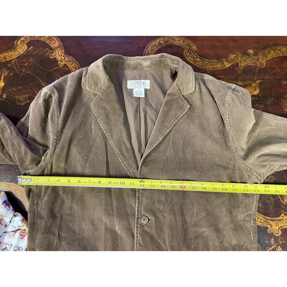 J Crew Mens Corduroy Blazer Brown 2 Button Sport Coat Preppy Academia Fall L‎